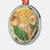 Pork Ramen Noodle Soup Ornament Aus Metall (Links)