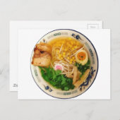 Pork Ramen Noodle Soup Postkarte (Vorne/Hinten)