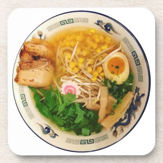 Pork Ramen Noodle Soup Untersetzer (Vorderseite)