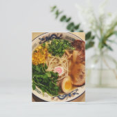 Pork Ramen Noodles Postkarte (Stehend Vorderseite)