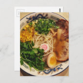 Pork Ramen Noodles Postkarte (Vorne/Hinten)