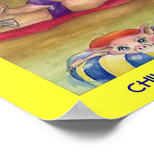 PORK ROAST POSTER (Ecke)