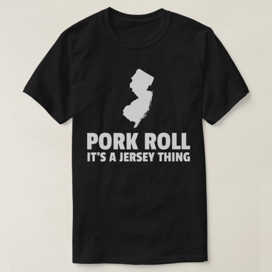 Pork Roll It's A New Jersey Thing Staat NJ Premium T-Shirt (Design vorne)