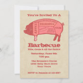Porkaholic Custom Barbecue Einladung (Vorderseite)