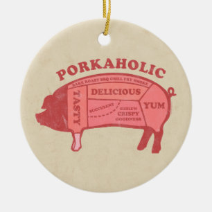 Porkaholic Verzierung Keramikornament