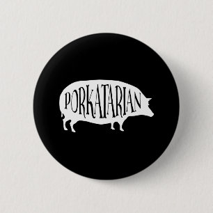 Porkatarian-Vintage-BBQ-Schwein Button