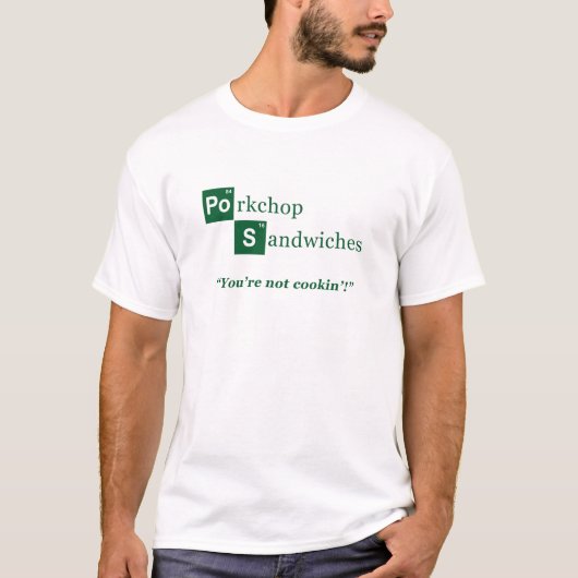 Porkchop Sandwich-Parodie-Logo T-Shirt (Vorderseite)