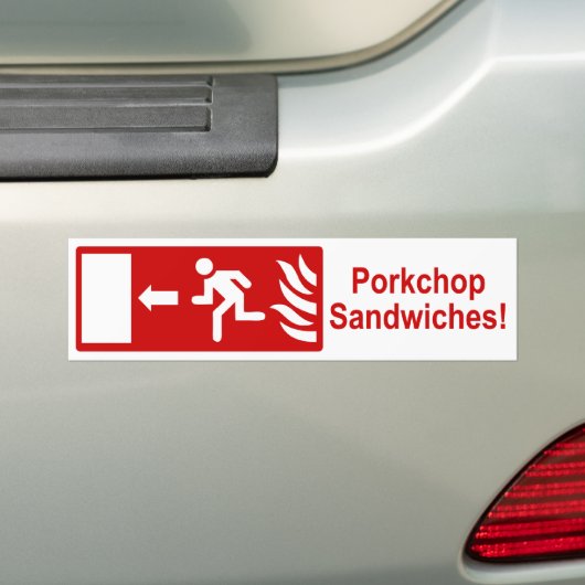 Porkchop schiebt Autoaufkleber ein (Auf Auto)