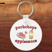 Porkchops & Applesauce Schlüsselanhänger (Vorderseite)
