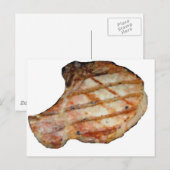 Porkchops sind köstlich postkarte (Vorne/Hinten)