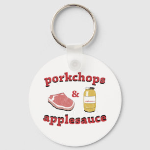 porkchops u. Apfelmus Schlüsselanhänger