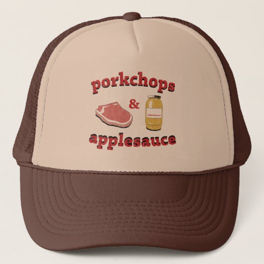 porkchops u. Apfelmus Truckerkappe (Vorderseite)