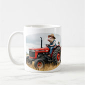porker on a tractor mug kaffeetasse (Links)