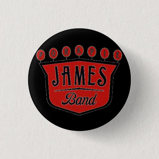 Porkpie James Knopf Button (Vorderseite)
