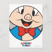 Porky Dotty-Symbol Postkarte (Vorderseite)