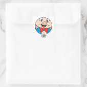 Porky Dotty-Symbol Quadratischer Aufkleber (Tasche)