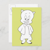 Porky Hallo Postkarte (Vorne/Hinten)