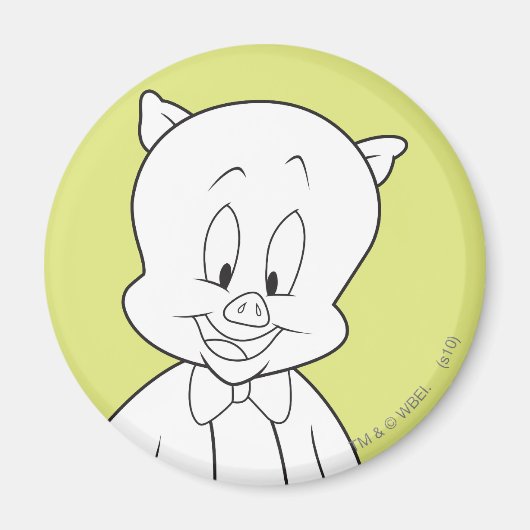 Porky Hello Friend Magnet (Vorne)