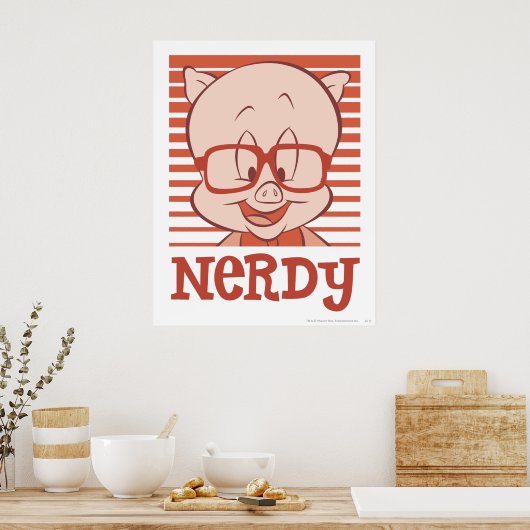 Porky - Nerdy Poster (Küche)