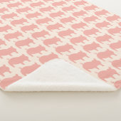 Porky Pals Salmon Pink Kleine Sherpa Blanket Sherpadecke (3/4)