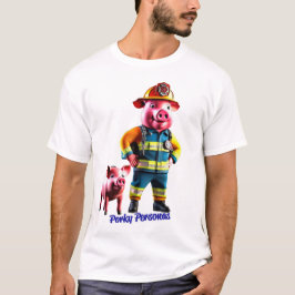 Porky Personas lustige Schweine T-Shirt