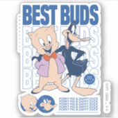 Porky Pig & DAFFY DUCK™ Best Buds Aufkleber (Vorderseite)