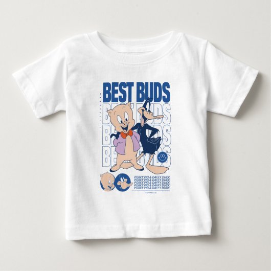 Porky Pig & DAFFY DUCK™ Best Buds Baby T-shirt (Vorderseite)