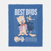 Porky Pig & DAFFY DUCK™ Best Buds Fleecedecke (Vorderseite)