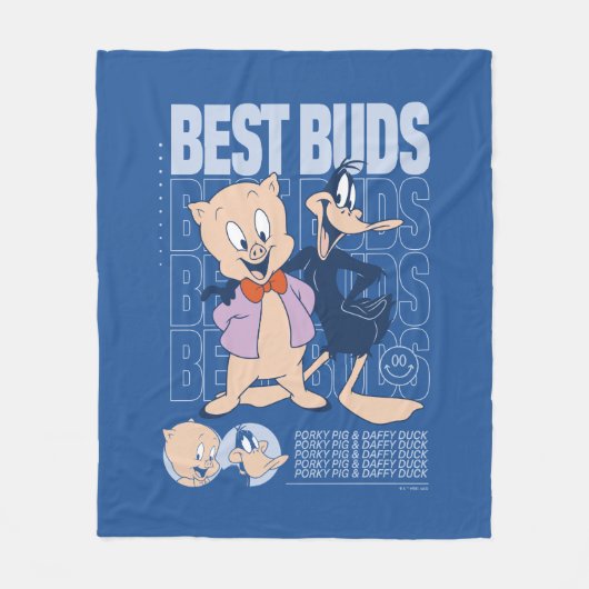 Porky Pig & DAFFY DUCK™ Best Buds Fleecedecke (Vorderseite)