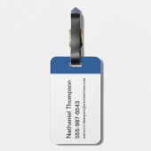 Porky Pig & DAFFY DUCK™ Best Buds Gepäckanhänger (Rückseite vertikal)