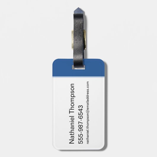 Porky Pig & DAFFY DUCK™ Best Buds Gepäckanhänger (Rückseite vertikal)