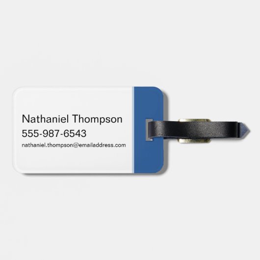 Porky Pig & DAFFY DUCK™ Best Buds Gepäckanhänger (Rückseite horizontal)