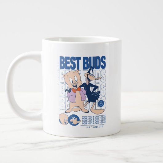 Porky Pig & DAFFY DUCK™ Best Buds Jumbo-Tasse (Links)