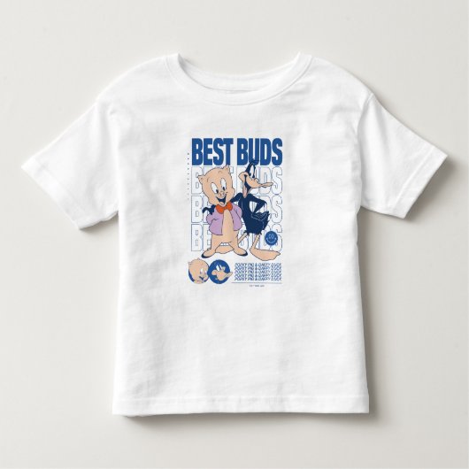 Porky Pig & DAFFY DUCK™ Best Buds Kleinkind T-shirt (Vorderseite)
