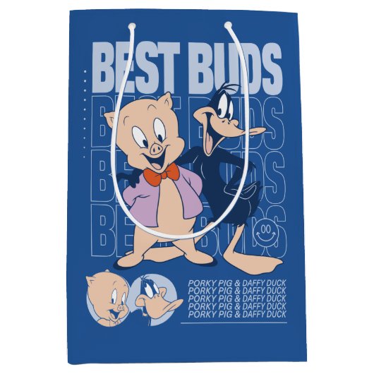 Porky Pig & DAFFY DUCK™ Best Buds Mittlere Geschenktüte (Vorderseite)