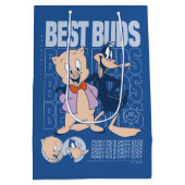 Porky Pig & DAFFY DUCK™ Best Buds Mittlere Geschenktüte (Rückseite)