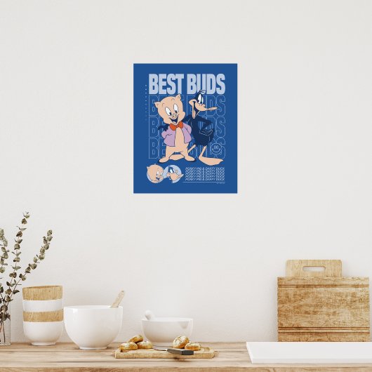Porky Pig & DAFFY DUCK™ Best Buds Poster (Küche)