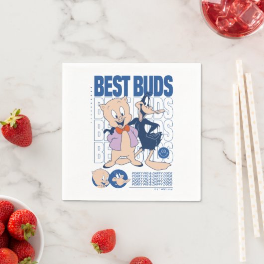 Porky Pig & DAFFY DUCK™ Best Buds Serviette (Beispiel)