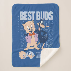 Porky Pig & DAFFY DUCK™ Best Buds Sherpadecke