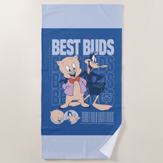 Porky Pig & DAFFY DUCK™ Best Buds Strandtuch (Vorderseite)