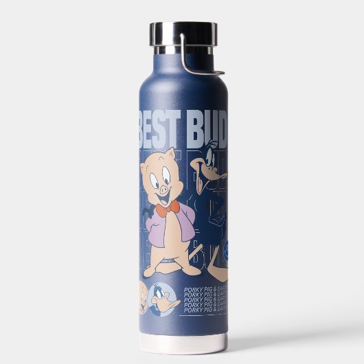 Porky Pig & DAFFY DUCK™ Best Buds Trinkflasche (Links)