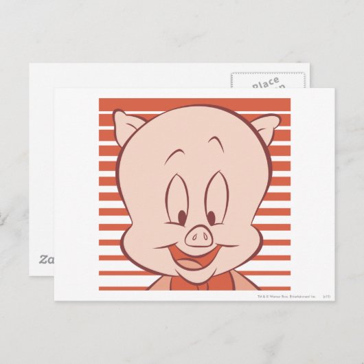 Porky Pig expressive 23 Postkarte (Vorne/Hinten)