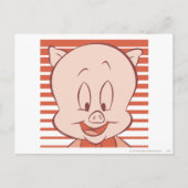 Porky Pig expressive 23 Postkarte (Vorderseite)