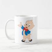 Porky Pig | Klassische Pose Kaffeetasse (Links)
