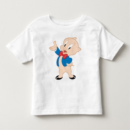 Porky Pig | Klassische Pose Kleinkind T-shirt (Vorderseite)