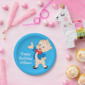 Porky Pig | Klassische Pose Pappteller (Party)