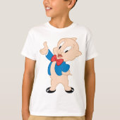 Porky Pig | Klassische Pose T-Shirt (Vorderseite)