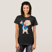 Porky Pig | Klassische Pose T-Shirt (Vorne ganz)