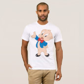 Porky Pig | Klassische Pose T-Shirt (Vorne ganz)