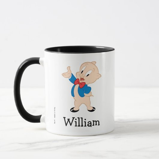 Porky Pig | Klassische Pose Tasse (Links)
